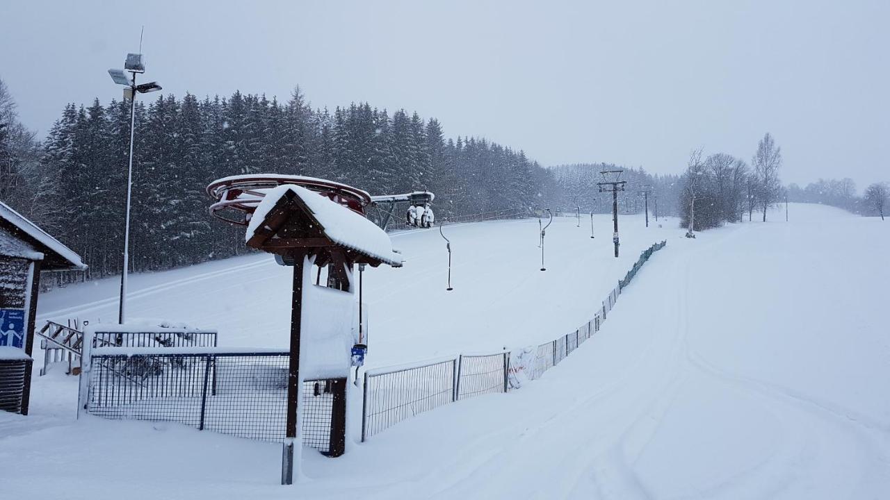 Ferienwohnung Waldhufenidyll Königswalde im Erzgebirge Konigswalde Exterior foto
