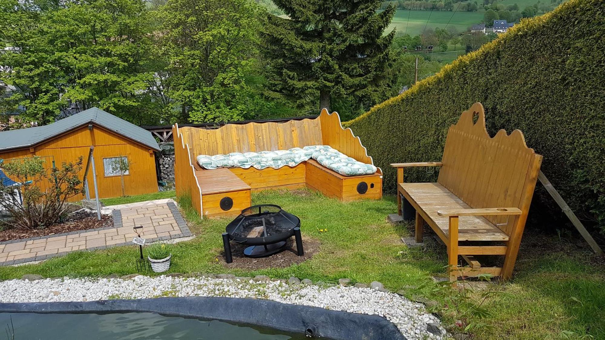 Ferienwohnung Waldhufenidyll Königswalde im Erzgebirge Konigswalde Exterior foto